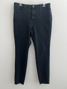 Lauren Conrad Super High Rise Women's Black Skinny Jeans Size 12 - Picture 1 of 9