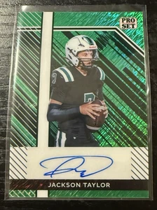 Juego profesional Leaf Collective 2024 brillo verde automático 5/7 Jackson Taylor #PSA-JT1 - Imagen 1 de 3