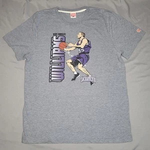 Camicia Sacramento Kings XL Grigio Omaggio NBA Jason Williams Bianco Cioccolato J-Will - Foto 1 di 14