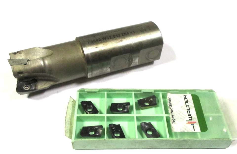 Walter Wsp Fresa de Acabado Ø32 F4042.W32.032.Z04.11 + 6 Adgt 1204 Nuevo H60091 - Imagen 1 de 3