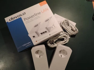 devolo Powerline dLAN 1200 triple+ Starter Kit - Bild 1 von 4