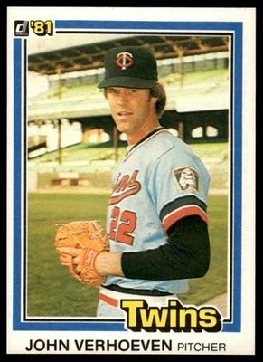 1981 Donruss #564 John Verhoeven [GOATCARDS] - Image 1 of 2