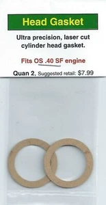 OS .40 SF Cylinder Head Gasket 2 Pack NIP - Picture 1 of 1