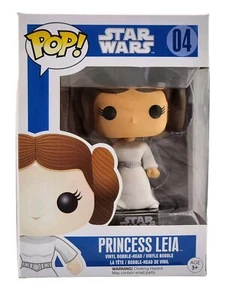 Vaulted Funko Pop Vinyl Star Wars #04 Princess Leia Blue Box - Picture 1 of 12