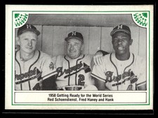 1983  ASA Hank Aaron Hank Aaron / Red Schoendienst / Fred Haney #5 Braves