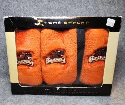 Team Effort Oregon State University OSU Beavers Golf Headcover Set NIB - Image 1 of 4