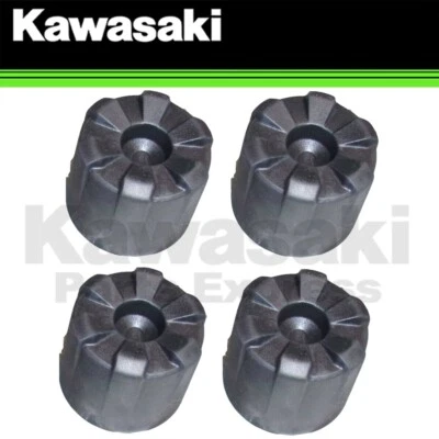 NUEVO 2012-2024 TAPACUBOS KAWASAKI GENUINO PAQUETE DE 4 FUERZA BRUTA 300 KVF300 Foto 1 de 4