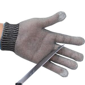 Safety Stainless Steel Cut Proof Stab Resistant Wire Metal Mesh Butcher Gloves
