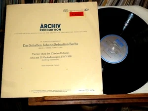 1959 ED1 DGG ARCHIV SAPM 198 020 RED STEREO LOGO BACH GOLDBERG R. KIRKPATRICK NM - Picture 1 of 6