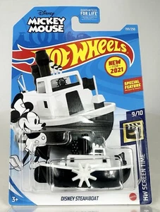 Hot Wheels Neu für 2021 Disney Steamboat Mickey Mouse HW Screen Time Series 9/10 - Bild 1 von 5
