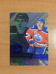 2016-17 Fleer Flair Showcase Connor McDavid Row 1 BLUE ICE 48/99 Edmonton Oilers