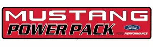 MUSTANG POWER PACK FORD PERFORMANCE RACING DECAL / STICKER - Picture 1 of 1