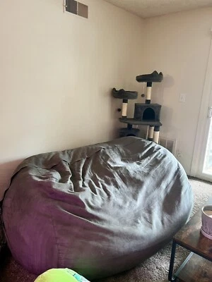 Bean сумка стул гигантский шезлонг спальное место диван пены заполнения розовый негабаритный большой продажи - Изображение 1 из 3