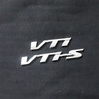 1X Small Vti + 1X Vti-S Silver Chrome Plastic Emblem Decal Badge Sticker Car Awd
