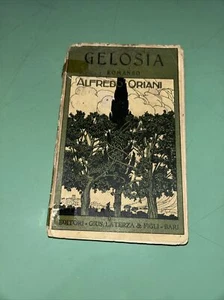 ALFREDO ORIANI GELOSIA ROMANZO 1917 BROSSURA EDITORIALE Laterza - Foto 1 di 7