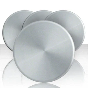 Brushed Aluminum Center Caps for 1995-99 Chevy Tahoe 16" Wheel (QTY: Four) - Picture 1 of 3