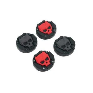 GeekShare Skull Thumb Grip Caps for PS4 / PS5 / NSPRO 4PCS Soft Solicone Cover - Picture 1 of 13
