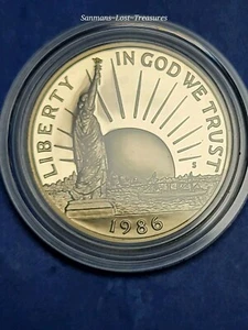 1986 S Statue of Liberty Commemorative Half Dollar, Clad, Deep Cameo Proof, N.Y. - Picture 1 of 5