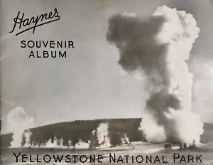 1940's Haynes Souvenir Album Yellowstone National Park Book - Bild 1 von 7
