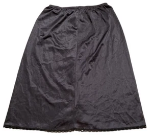 De colección Slipperfection Medio Deslizamiento Negro Elástico Cintura Trasera Abertura Encaje - Imagen 1 de 6