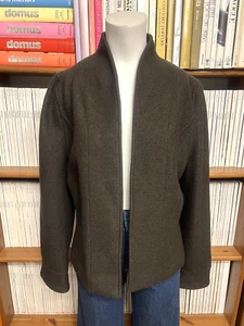 Chaqueta Blazer Nicole Urbanski Couture Damas 16 18 Frente Abierto Lana Pura Hervida - Imagen 1 de 11