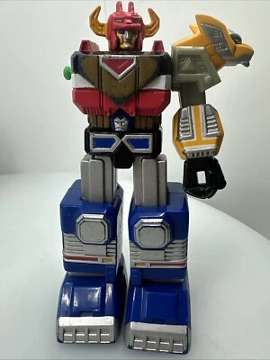 Power Rangers Deluxe Lost Galaxy Megazord Bandai 1998 Robot Transformers VTG 6” - Image 1 of 2