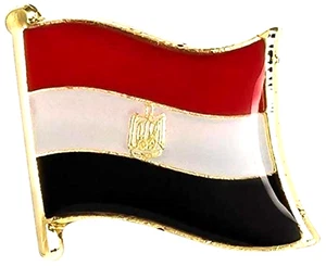 Ägypten Flagge Metall Pin Anstecker - Portofrei - Bild 1 von 2