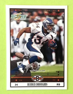 2005 Score Reuben Droughns #/199 Denver Broncos Oregon - Picture 1 of 3