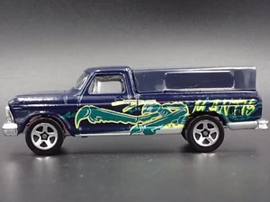 1973-1979 Ford F150 Long Bed Pickup Truck Blue 1/64 Scale Diecast Modello Auto - Foto 1 di 4