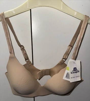 Sujetador B.Tempt'd Beige Talla Pequeña 32 B Etiquetas Nuevas Sin Cable Foto 1 de 4
