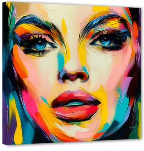 Emma art Pop Modern Abstrakt Mega Bild Top Wandbild Aktuell Kunst Artegio - Picture 1 of 3