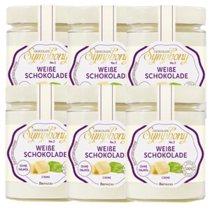 Brinkers Chocolate Symphony No.3 Weiße Schokolade Creme, 270g, 6er