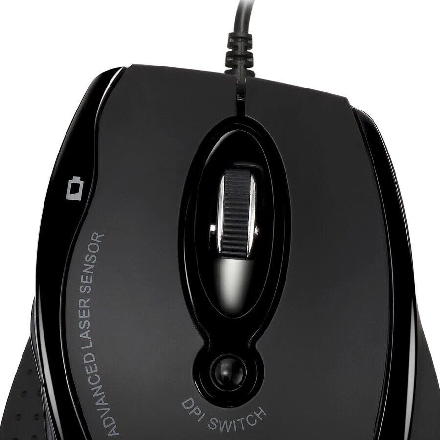 Adesso iMouse G2 USB Ergonomic Optical Mouse Adjustable DPI Internet Navigatio