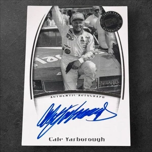 Cale Yarborough 2007 PRESS PASS LEGENDS PACK PULLED NASCAR HOFer signed card - Picture 1 of 2