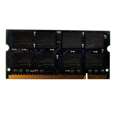 Qimonda 1GB PC-2700 333 MHz DDR SO-DIMM SDRAM Memory (HYS64D128021EBDL-6-C) 2pz - Immagine 1 di 3