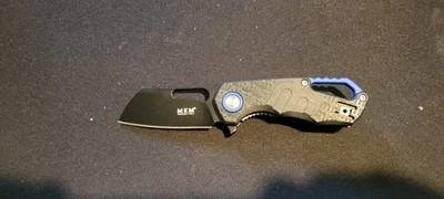 Cuchillo MKM Voxnaes Isonzo Pie de Oveja Forro Bloqueo Negro FRN (2.25" Negro) Foto 1 de 2