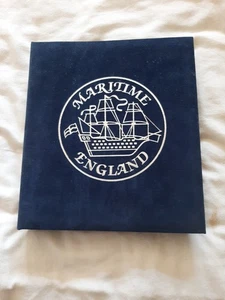 MARITIME ENGLAND BENHAM SILKS FDC Album 1982 Limited Edition 126/1020 - Picture 1 of 18