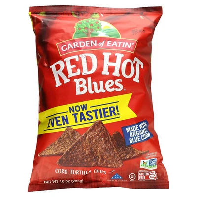 Corn Tortilla Chips, Red Hot Blues , 10 oz (283 g) - Image 1 of 2