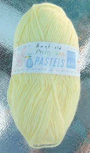 Hatfield Pretty Baby Pastel  4-ply Nylon Acrylic Lt Yellow Yarn 50 g England New - Picture 1 of 3