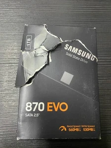 Samsung 870 EVO 1TB 2.5 Inch SATA III Internal SSD (MZ-77E1T0) - Picture 1 of 5