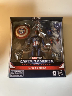 FIGURA DE ACCIÓN MARVEL LEGENDS SERIE 6" 1:12 BRAVE NEW WORLD CAPITÁN AMERICA SIN USAR, EN CAJA ORIGINAL Foto 1 de 2