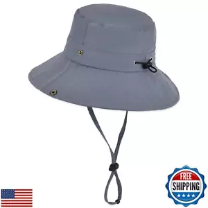 Cabahata Kids Wide Brim Sun Hat Adjustable for Teen Youth Bucket Sun Protecti - Picture 1 of 5