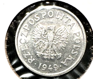 Poland 1949 20 Groszy Y-43A BU - Picture 1 of 2