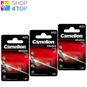 6 CAMELION AG3 LR736 ALKALINE BATTERIES LR41 392 G3 1.5V 2BL 28mAh EXP 2027 NEW - Picture 1 of 1
