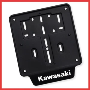 PORTATARGA MOTO KAWASAKI SUPPORTO UNIVERSALE IN PLASTICA COMPATIBILE - Foto 1 di 2