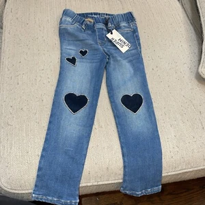 Neu mit Etikett Baby Gap Legging Jeans Gr. 4 mit Herzen - Bild 1 von 9