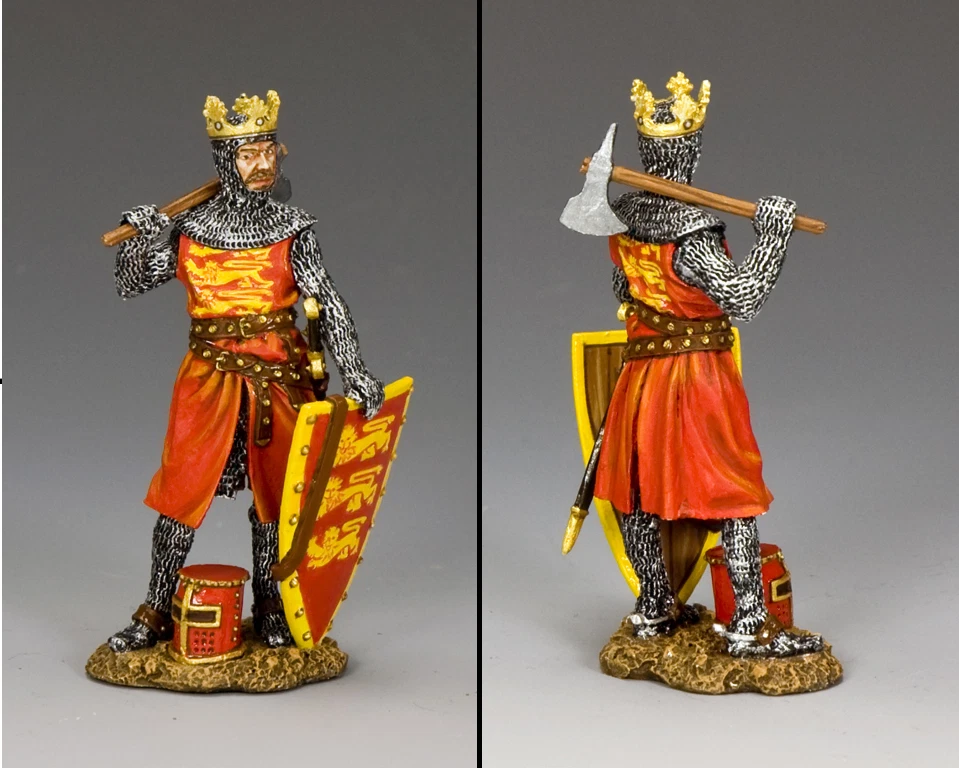KING AND COUNTRY MK165 CRUSADERS Richard the Lionheart Diecast Metal Figure - Image 1 of 1