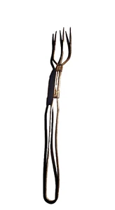 Horquilla grande primitiva única vintage de 12 pulgadas - Imagen 1 de 14