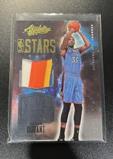 KEVIN DURANT 2015-16 PANINI ABSOLUTE #21 STARS 4-COLOR GAME USED PATCH /25 PMJS