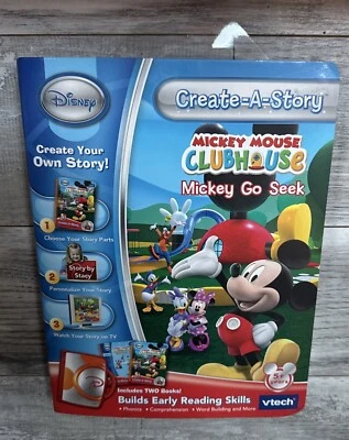 Disney Vtech Create-A-Story Mickey Mouse go Seek  Ages 5+ - Image 1 of 4